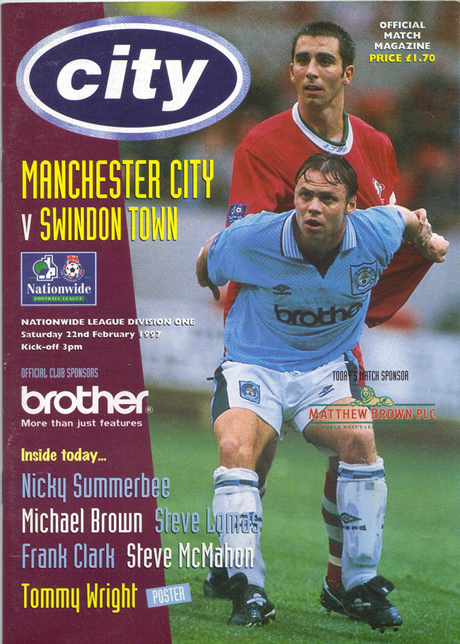 <b>Saturday, February 22, 1997</b><br />vs. Manchester City (Away)